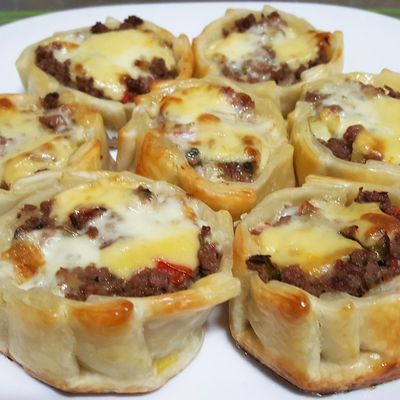 Canasta de carne picada