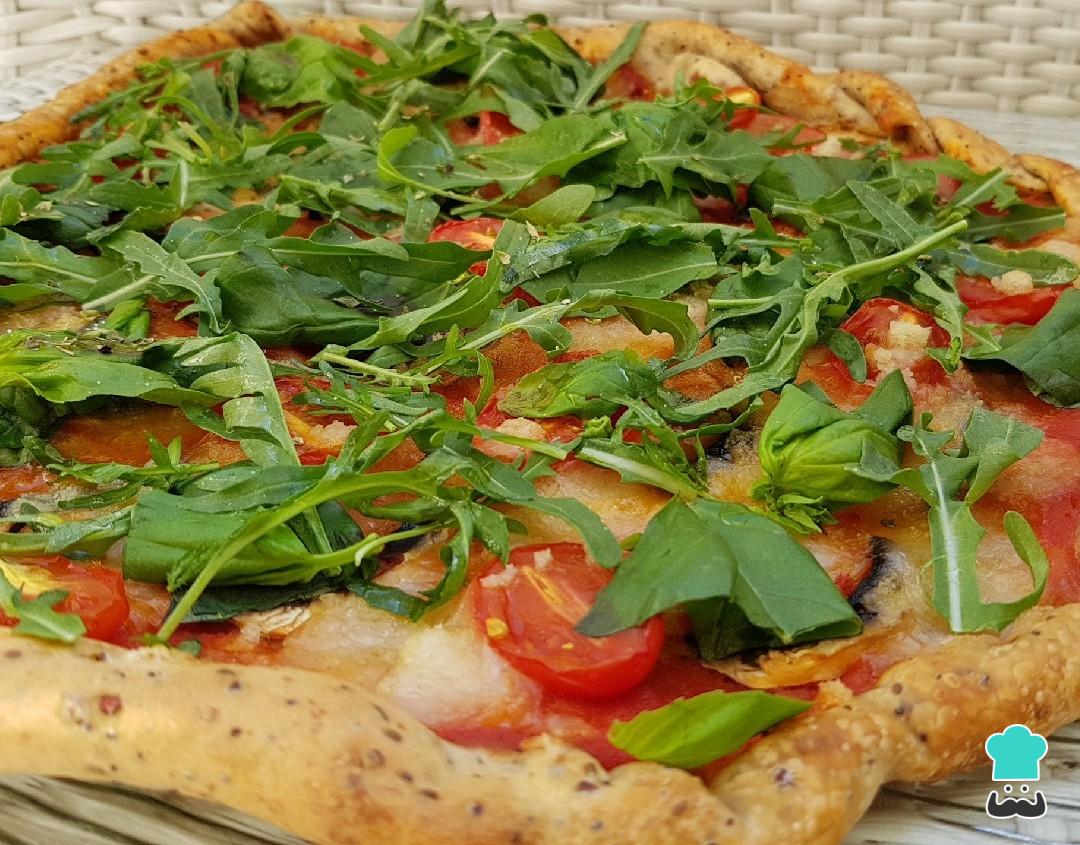 pizza de rucula